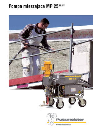 Pompe de amestecare mortar Putzmeister MP 25 Mixit JP-WP/D5K