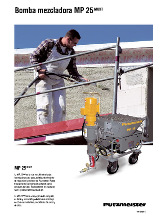 Pompe de amestecare mortar Putzmeister MP 25 Mixit JP-WP/D5K