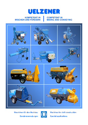 Pompe de amestecare mortar Uelzener S 48 easy