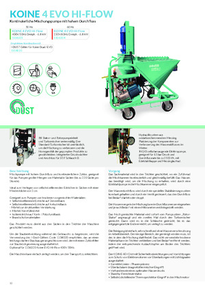 Mașini de pulverizat si transport mortar Imer Koine 4 Evo Hi-Flow