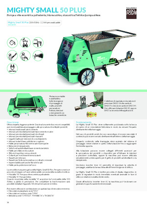 Mașini de pulverizat si transport mortar Imer Mighty Small 50 Plus