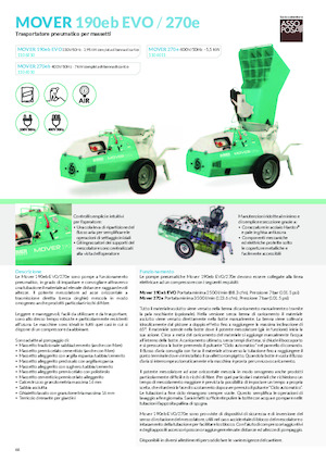 Mașini de pulverizat si transport mortar Imer Mover 270eb WT