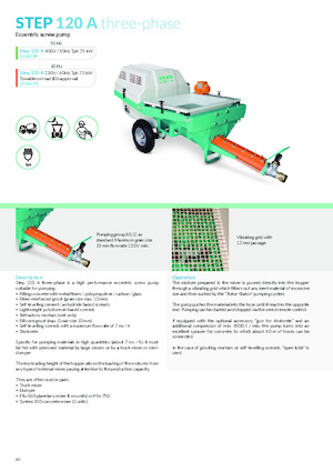 Mașini de pulverizat si transport mortar Imer Step 120 A