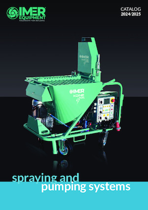 Mașini de pulverizat si transport mortar Imer Small 50 Evo