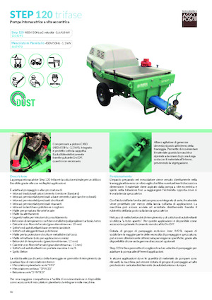 Mașini de pulverizat si transport mortar Imer Step 120 Grouting