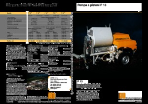 Pompe de beton staționare Putzmeister P 13 EMR KA 230