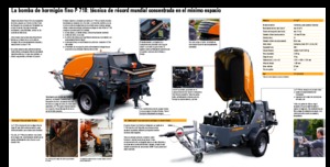 Pompe de beton staționare Putzmeister P 718 TD