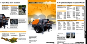 Pompe de beton staționare Putzmeister P 718 TD