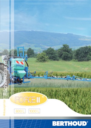 Pulverizatoare de câmp montabile Berthoud Force II 800