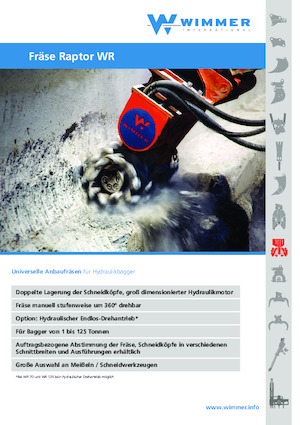 Capete de frezare montabile (hidr.) WIMMER WR40