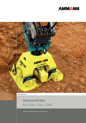 Vibratoare de suprafață montabile Ammann ACA 1000