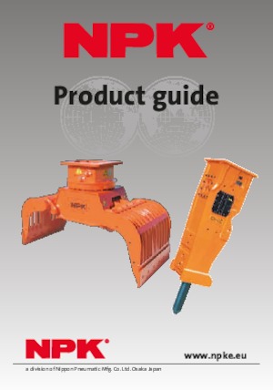 Vibratoare de suprafață montabile NPK C-3D