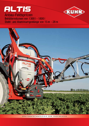 Pulverizatoare de câmp montabile Kuhn Altis 1600