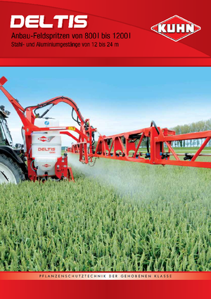 Pulverizatoare de câmp montabile Kuhn Deltis 1000 RHPM