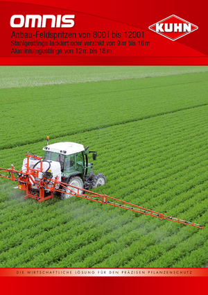 Pulverizatoare de câmp montabile Kuhn Omnis 1000