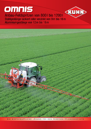 Pulverizatoare de câmp montabile Kuhn Omnis 1200 RVA
