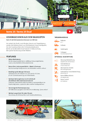 Măturători stradale montate Bema 25/2300