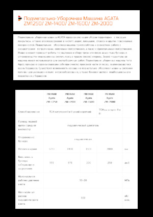 Măturători stradale montate Pronar Agata ZM 2000