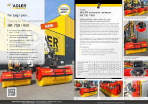 Măturători stradale montate Adler BK 950-240