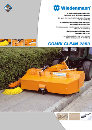Măturători stradale montate Wiedenmann CombiClean 2350