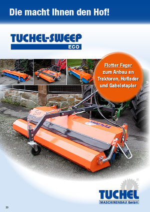 Măturători stradale montate Tuchel Eco 180 Ø 520