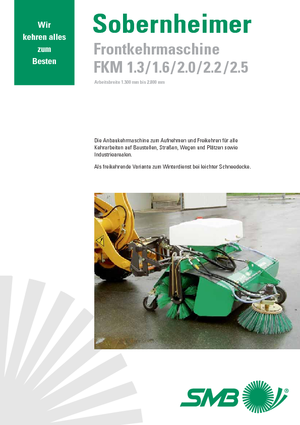 Măturători stradale montate Sobernheimer FKM 2.0