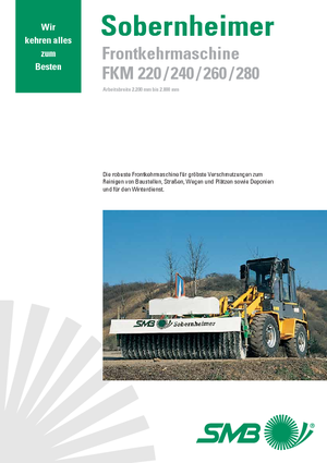 Măturători stradale montate Sobernheimer FKM 220