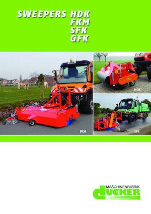 Măturători stradale montate Dücker HDK 1800