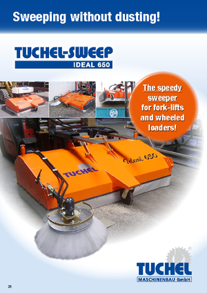 Măturători stradale montate Tuchel Ideal 