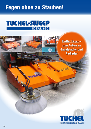 Măturători stradale montate Tuchel Ideal 