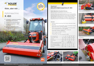 Măturători stradale montate Adler K 450-120