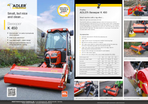 Măturători stradale montate Adler K 450-120