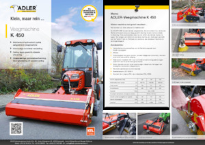 Măturători stradale montate Adler K 450-120