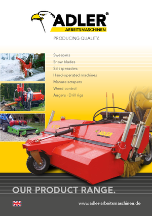 Măturători stradale montate Adler K 750-270