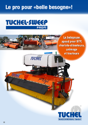 Măturători stradale montate Tuchel Profi 260 Ø 600