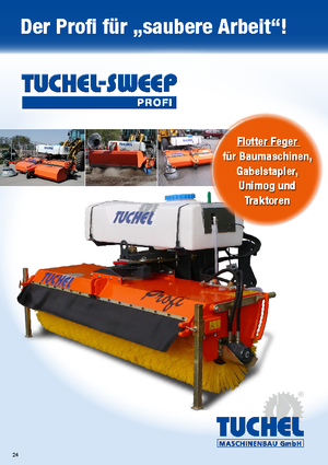 Măturători stradale montate Tuchel Profi 260 Ø 600