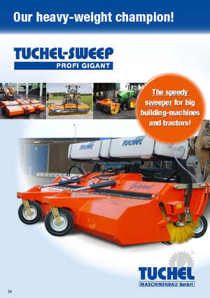 Măturători stradale montate Tuchel Profi Gigant