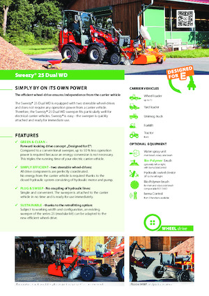 Măturători stradale montate Bema Sweezy 25 Dual WD