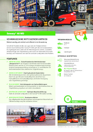 Măturători stradale montate Bema Sweezy 40 WD