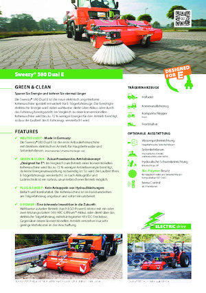 Măturători stradale montate Bema Sweezy 580 Dual E