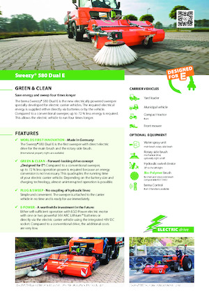 Măturători stradale montate Bema Sweezy 580 Dual E