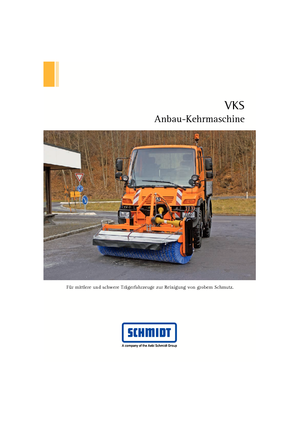 Măturători stradale montate Schmidt VKS 4
