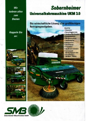 Măturători stradale montate Sobernheimer UKM 3.0