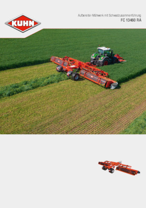 Cositori combinate cu discuri, cu tambur de condiționare Kuhn FC 13460 RA
