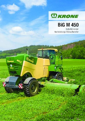 Tamburi de condiționare a materialului cosit Krone Big M 450 CV