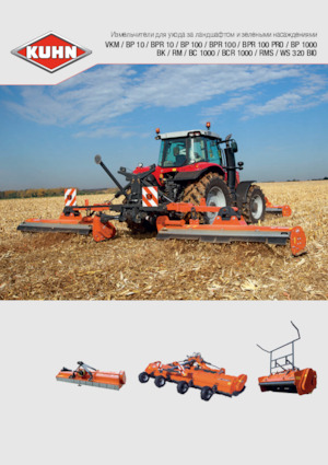 Mulcere/tocătoare forestiere Kuhn BK 320