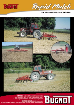 Mulcere/tocătoare forestiere Bugnot RM 720