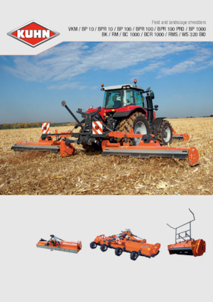 Mulcere/tocătoare forestiere Kuhn RMS 820