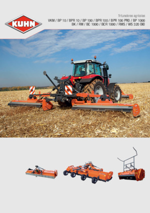 Mulcere/tocătoare forestiere Kuhn RMS 820