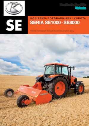 Mulcere/tocătoare forestiere Kubota SE7320